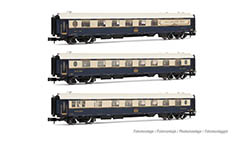 021-HN4398 - N - VSOE, 3-tlg. Set Wagen für den Zug „Venice Simplon Orient Express, Ep. IV-V
